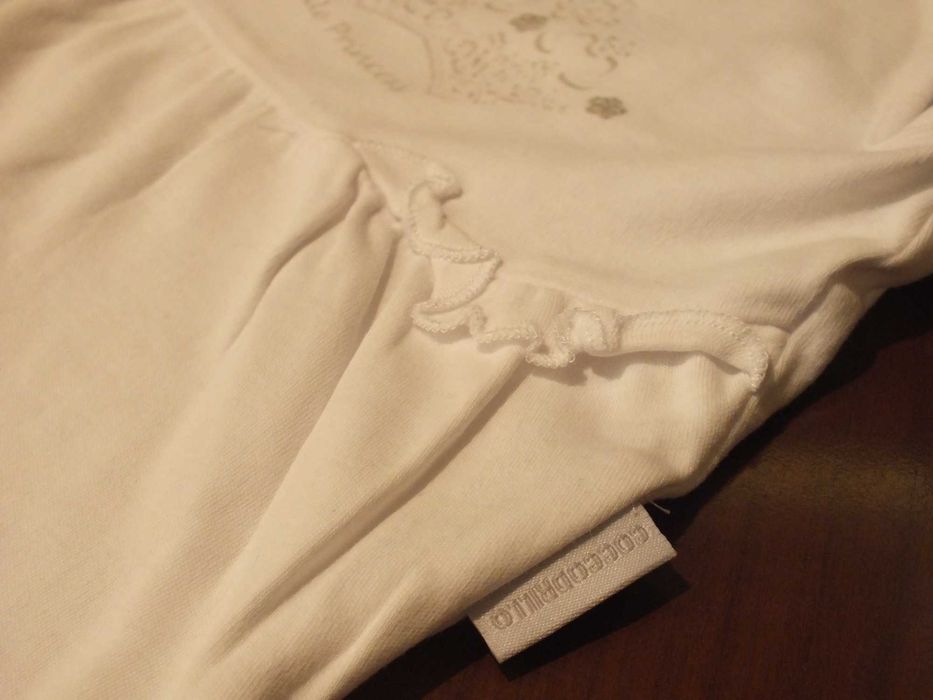 Śpioszki białe Coccodrillo roz. 68