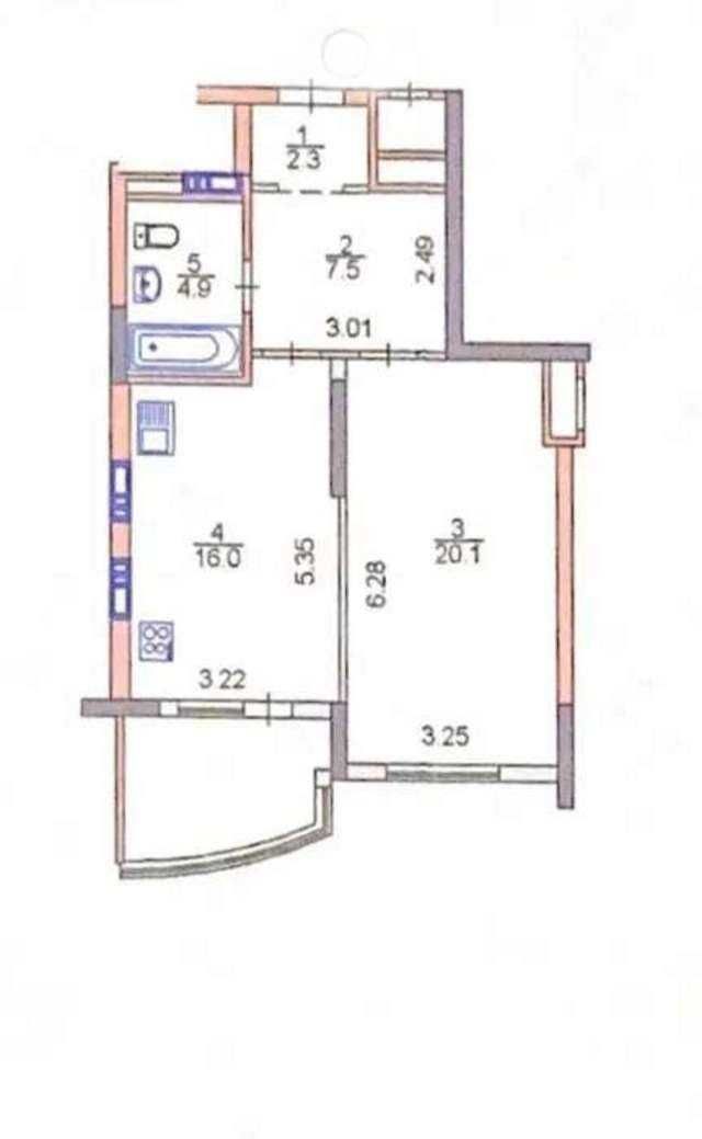 Продаж Єоселя, 1к. 56 м.кв. Драгоманова ул. 40ж,  Позняки