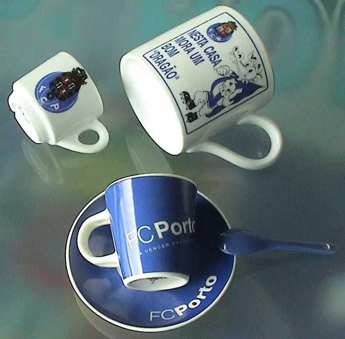FCP - Coleção em porcelana-Preço é o total das 3 peças
