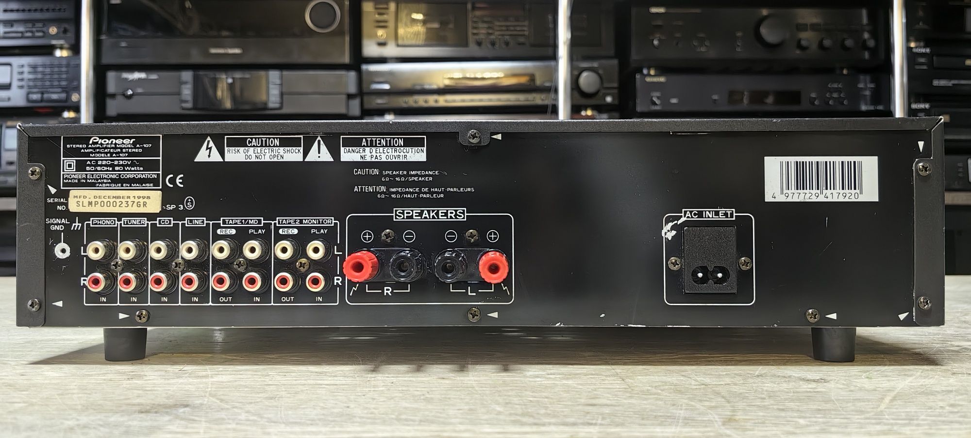 Підсилювач Pioneer A-107/6Ω