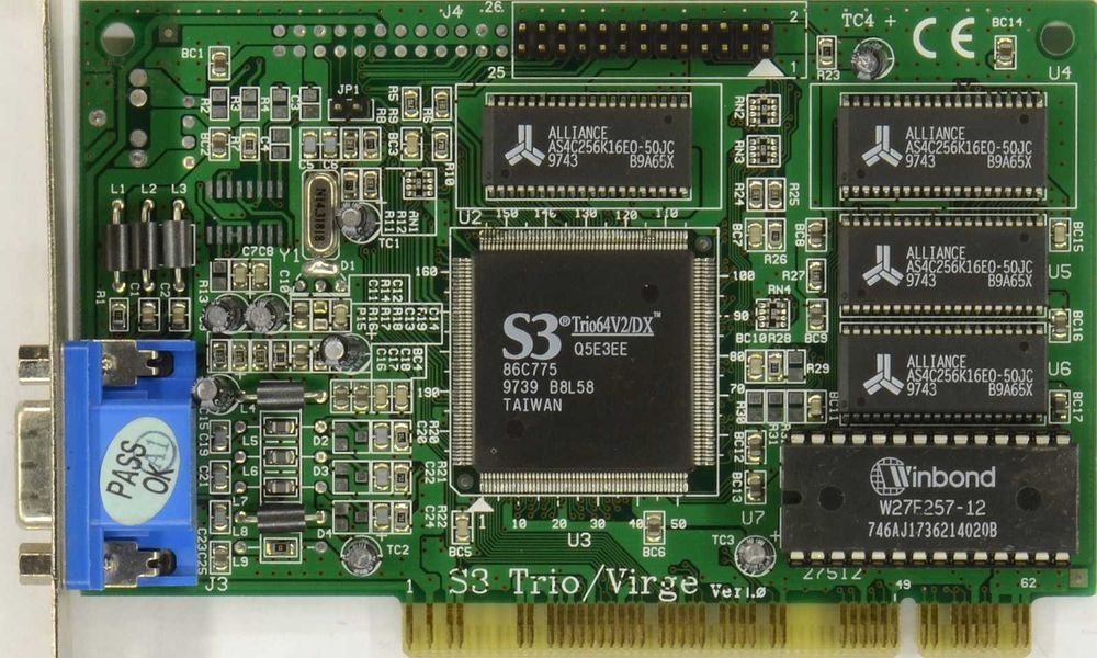Placas gráficas AGP e PCI, vintage: Nvidia, ATI, Creative, Nvidia, S3