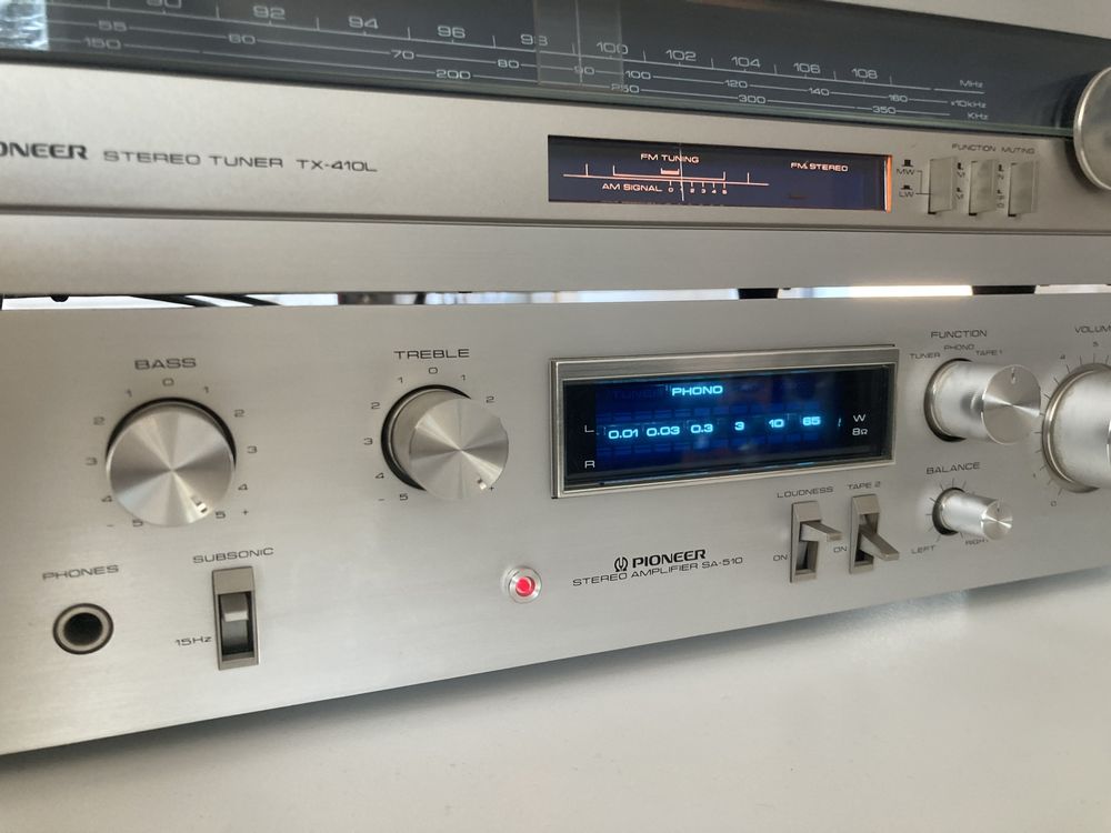 Pioneer Sa 510 tuner TX 410L gramofon PL 200