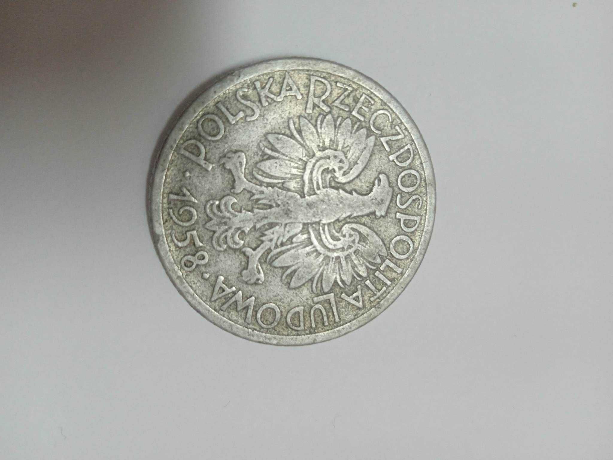 Moneta 2 zł JAGODY KŁOSY 1958 r