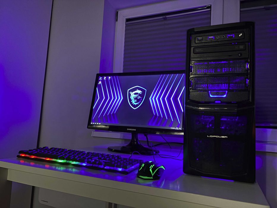 Zestaw do Gier i5 4x3.5Ghz/Ram-16GB/GTX/SSD-240GB/LED/Samsung 22''