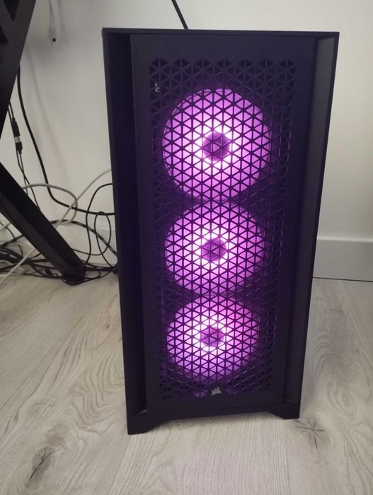 Corsair iCUE 4000X RGB Midi Tower BLACK Gaming Plus AIRFLOW