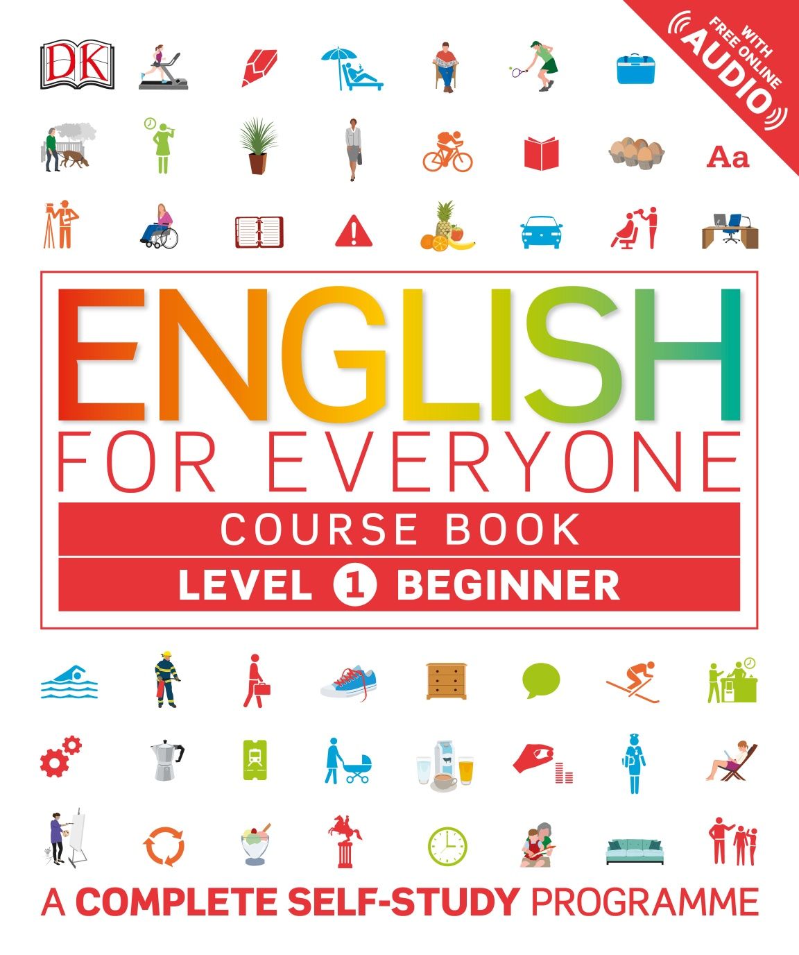 English For Everyone 1, 2, 3, 4, Idioms, Vocabulary Builder, Grammar