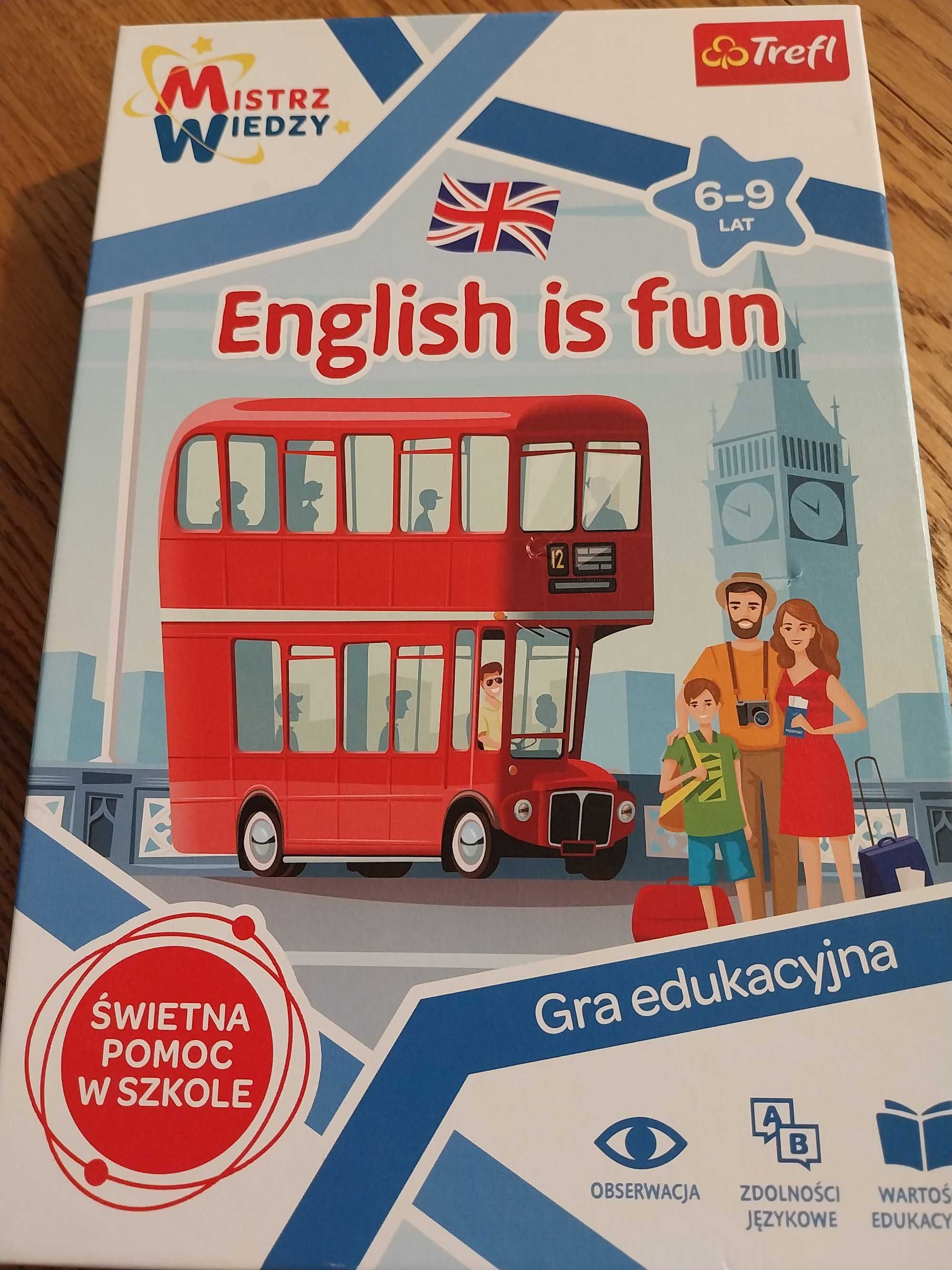 Gra edukacyjna English is fun