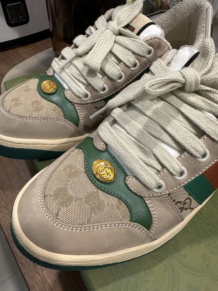 Унісекс Кеди в стилі Gucci Screener Sneaker 40-41 p.