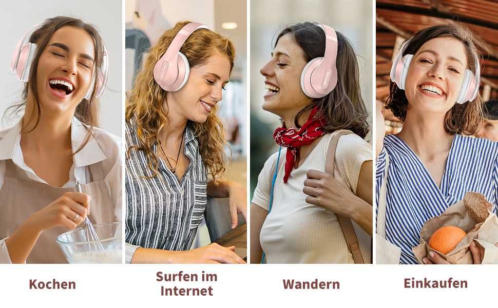 Bezprzewodowe słuchawki Bluetooth Over Ear 65 h