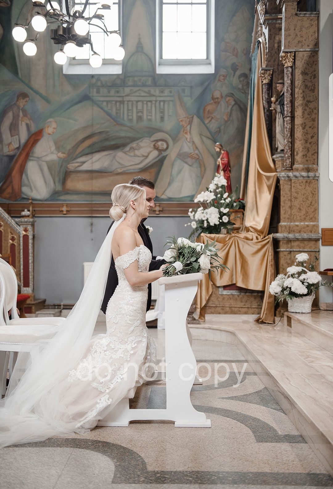 Suknia ślubna Stella York 6626, rybka, syrenka, tren