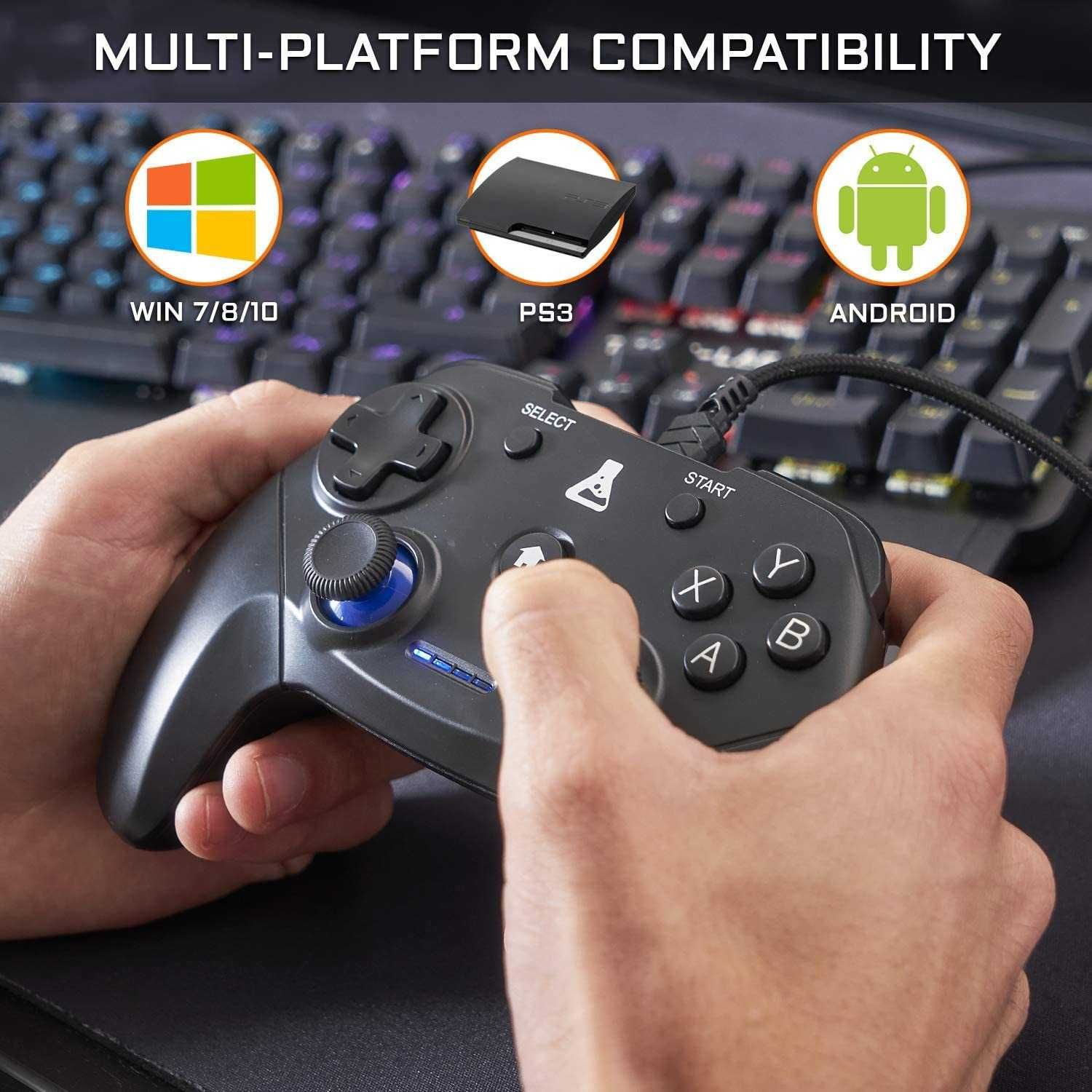 The G-LAB K-PAD Thorium pad kontroler PS3 PC LED USB