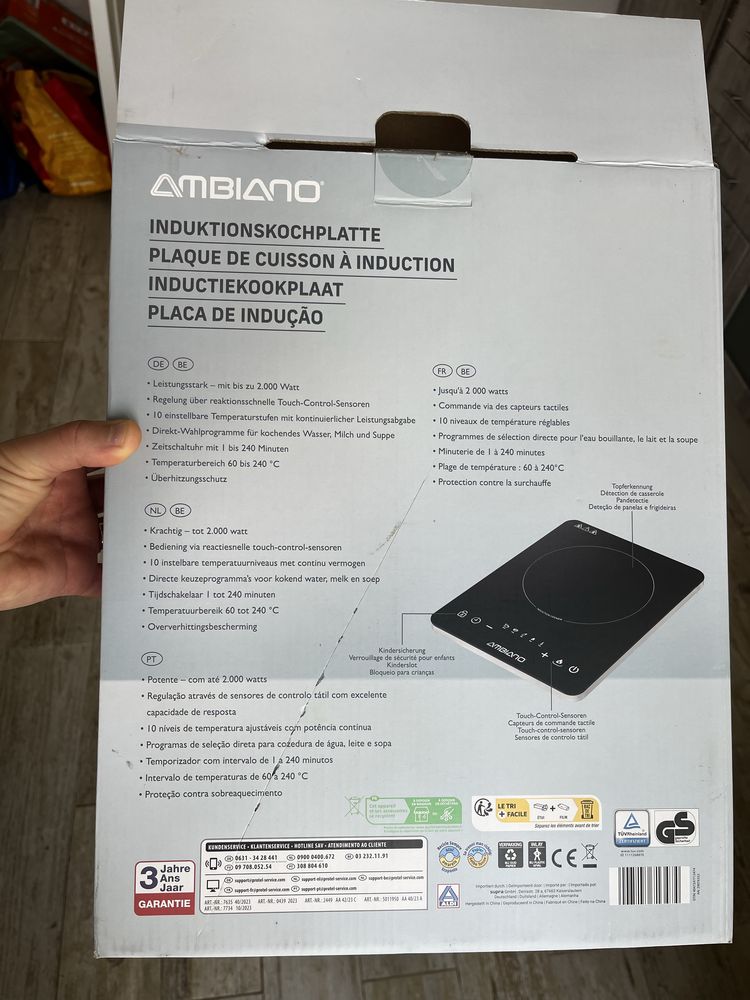Placa de Indução — em ótimo estado!