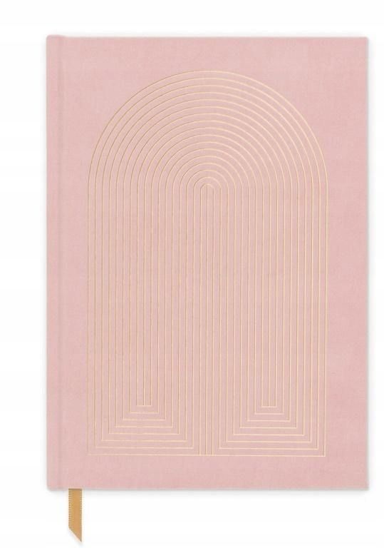 Notatnik A5/160k Suede Dusty Pink, Designworks Ink