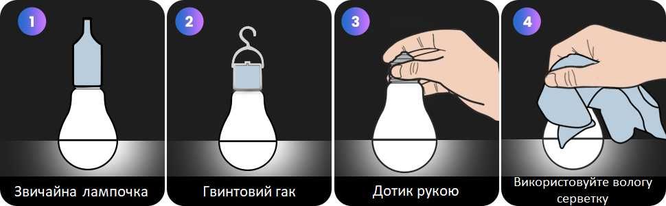 Акумуляторна аварійна світлодіодна лампа LHZHENG з гачком