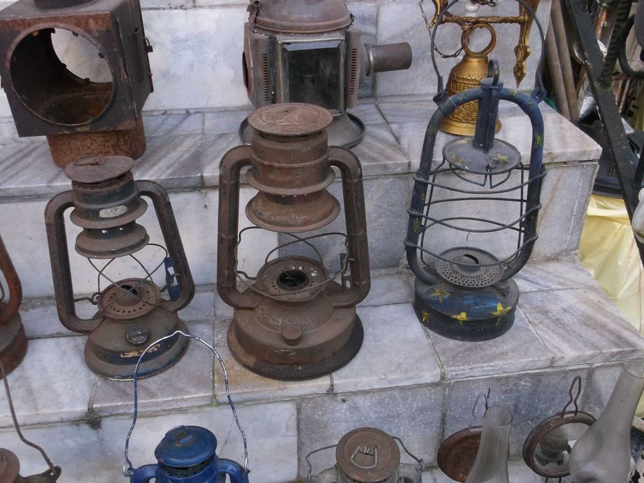 przedwojenne lampy naftowe