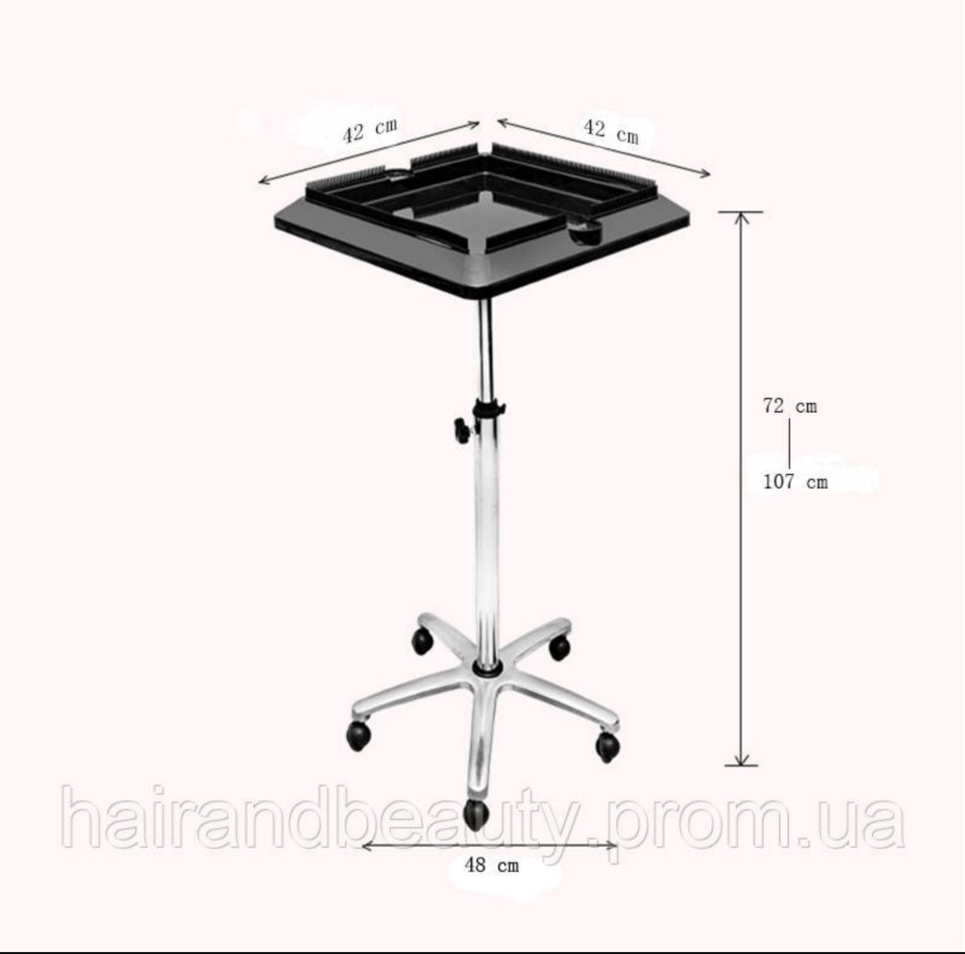 Стойка-тележка для наращивания волос/держатель капсул.
