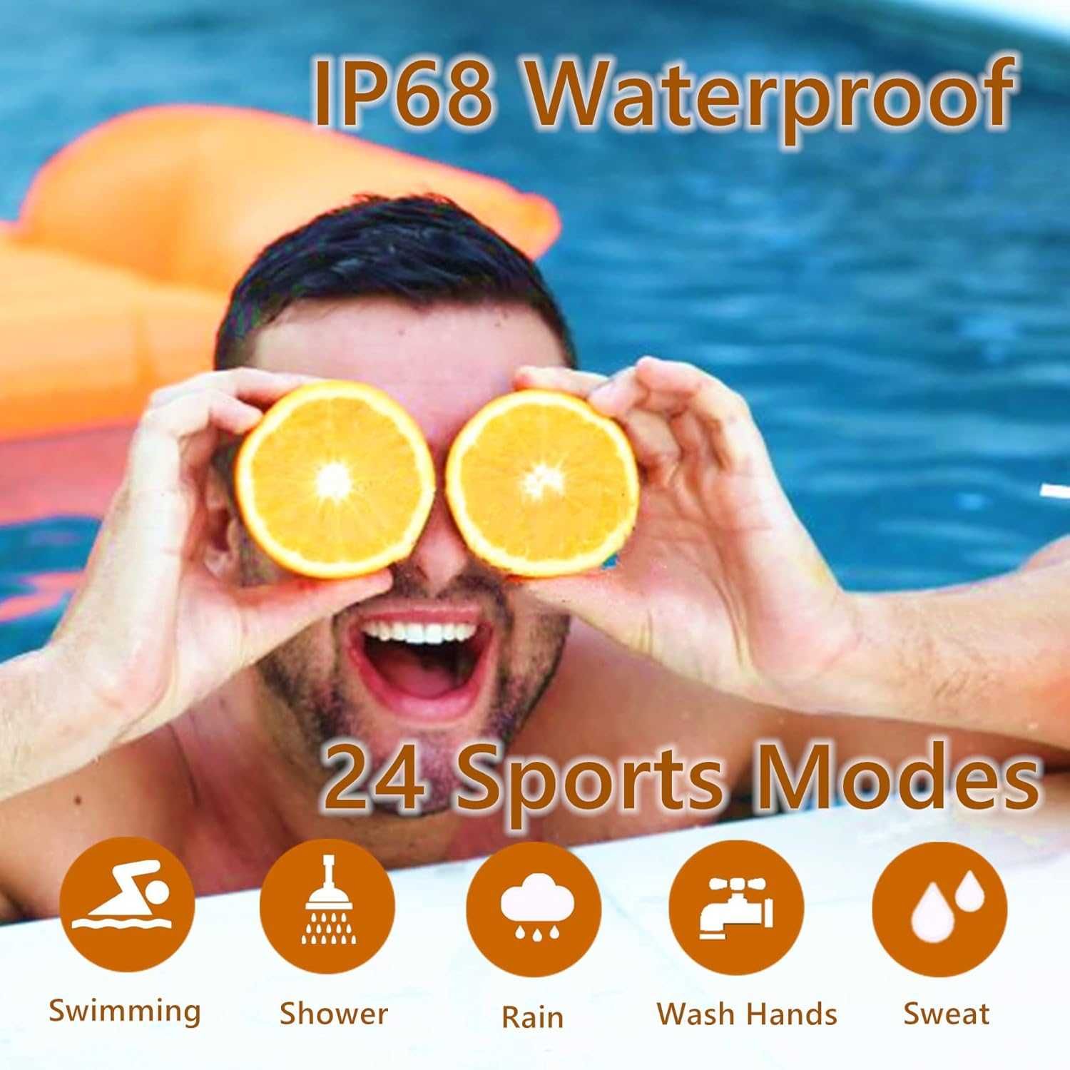 Iowodo R5 Smartwatch sportowy 1,57" tętno sen SpO2 temperatura 5ATM