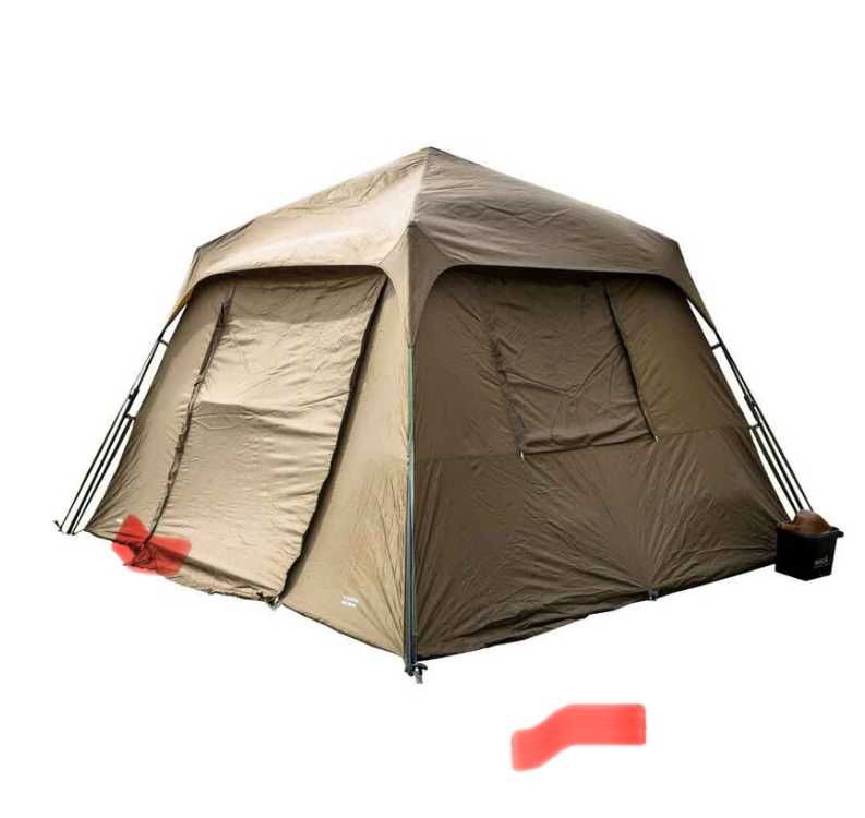 Tenda chalavar e sacos de retenção