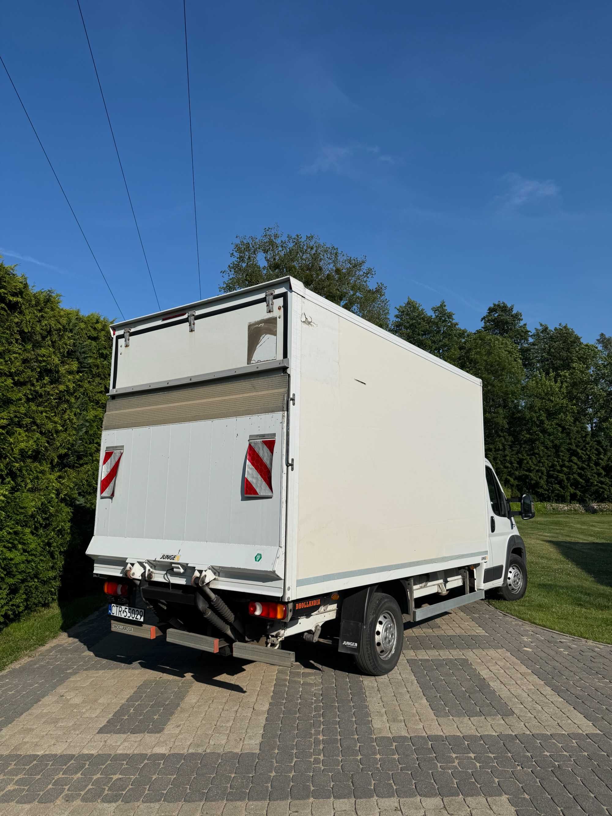 Wynajem bus Fiat Ducato winda+kontener krótko/długoterminowo