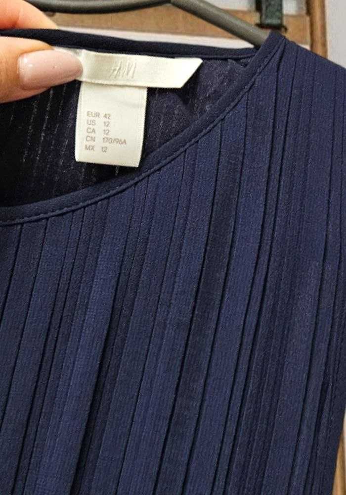 Платье вечернее длинное в пол из шифона H&M, р. S/M