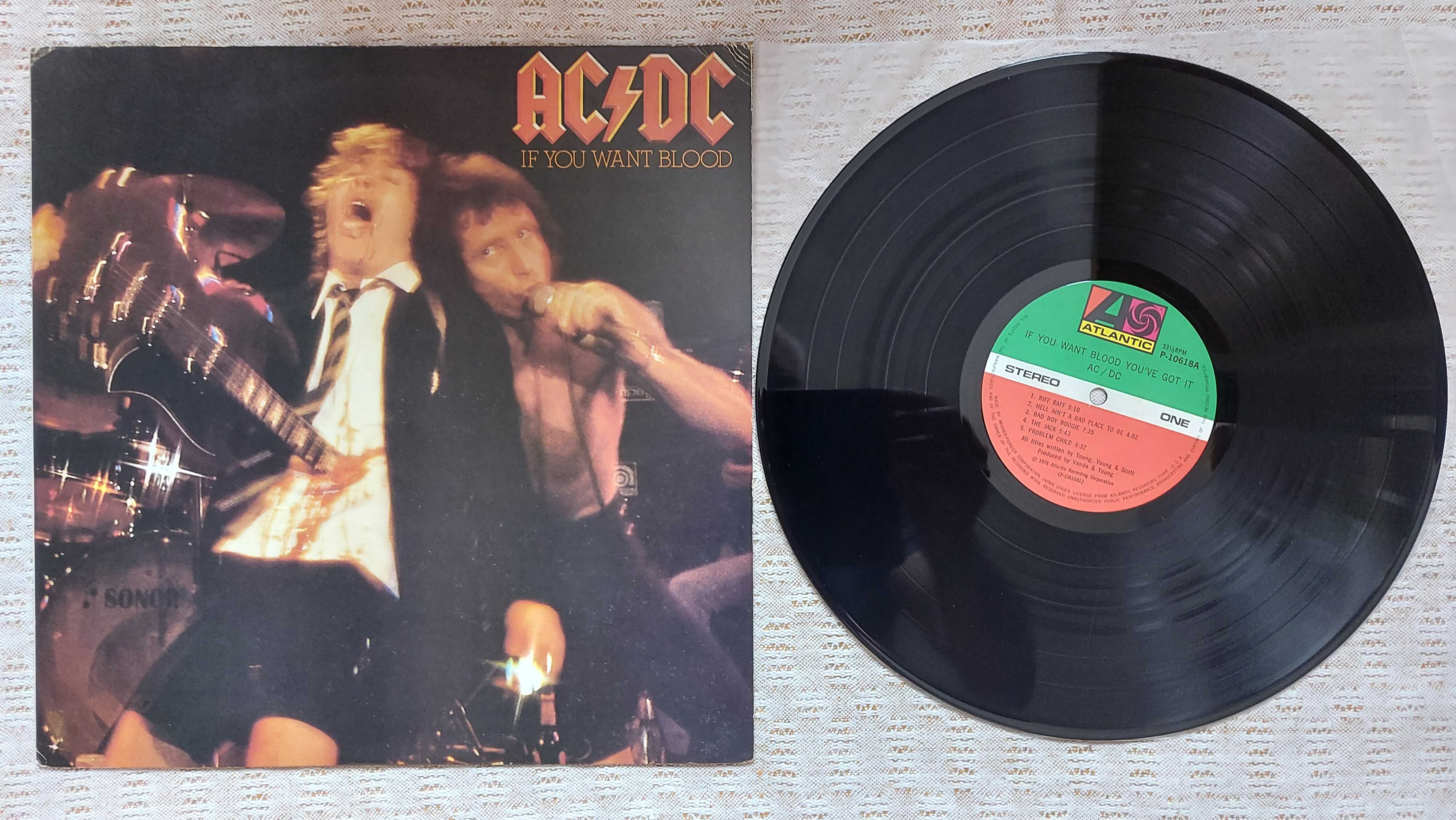 AC/DC If You Want Blood You've Got It  1978  Japan  (EX+/VG+)