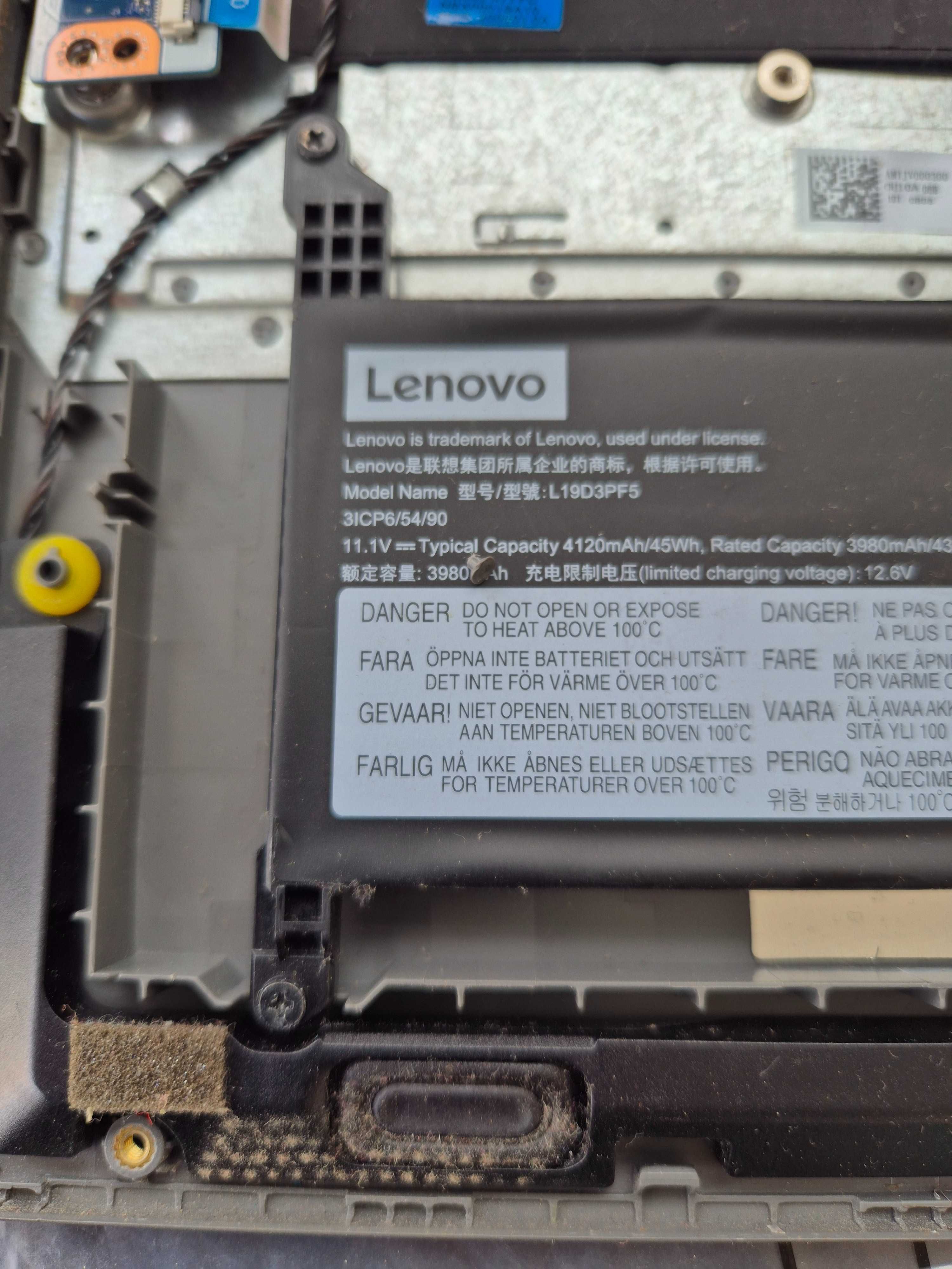 bateria original lenovo L19D3PF5  ideapad 3 suporta +/- 6h00