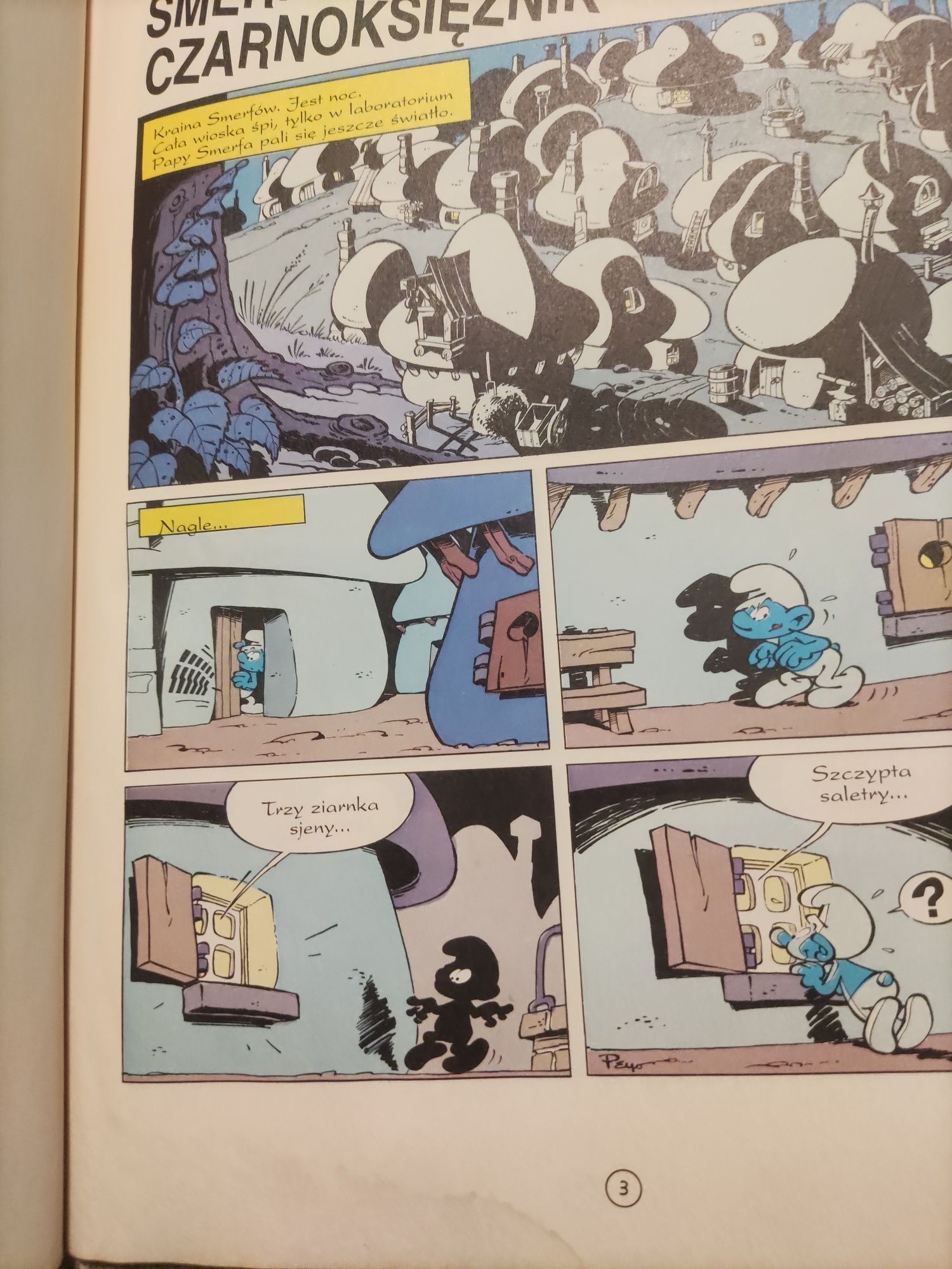 Komiks Smerf Czarnoksiężnik Egmont nr 1/1997 bdb stan