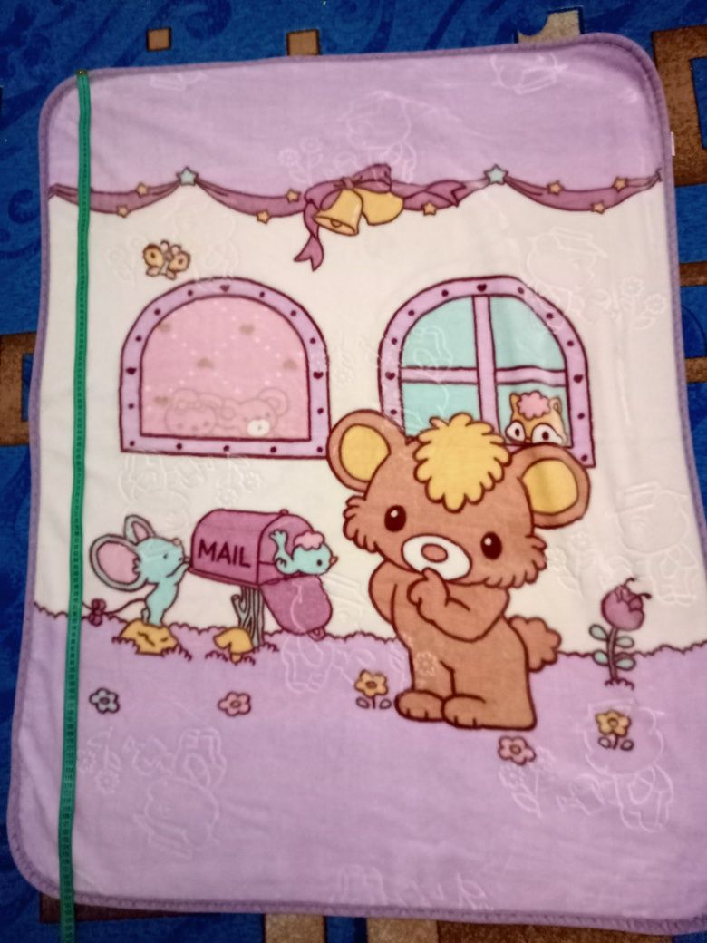 Детское плюшевое одеяло