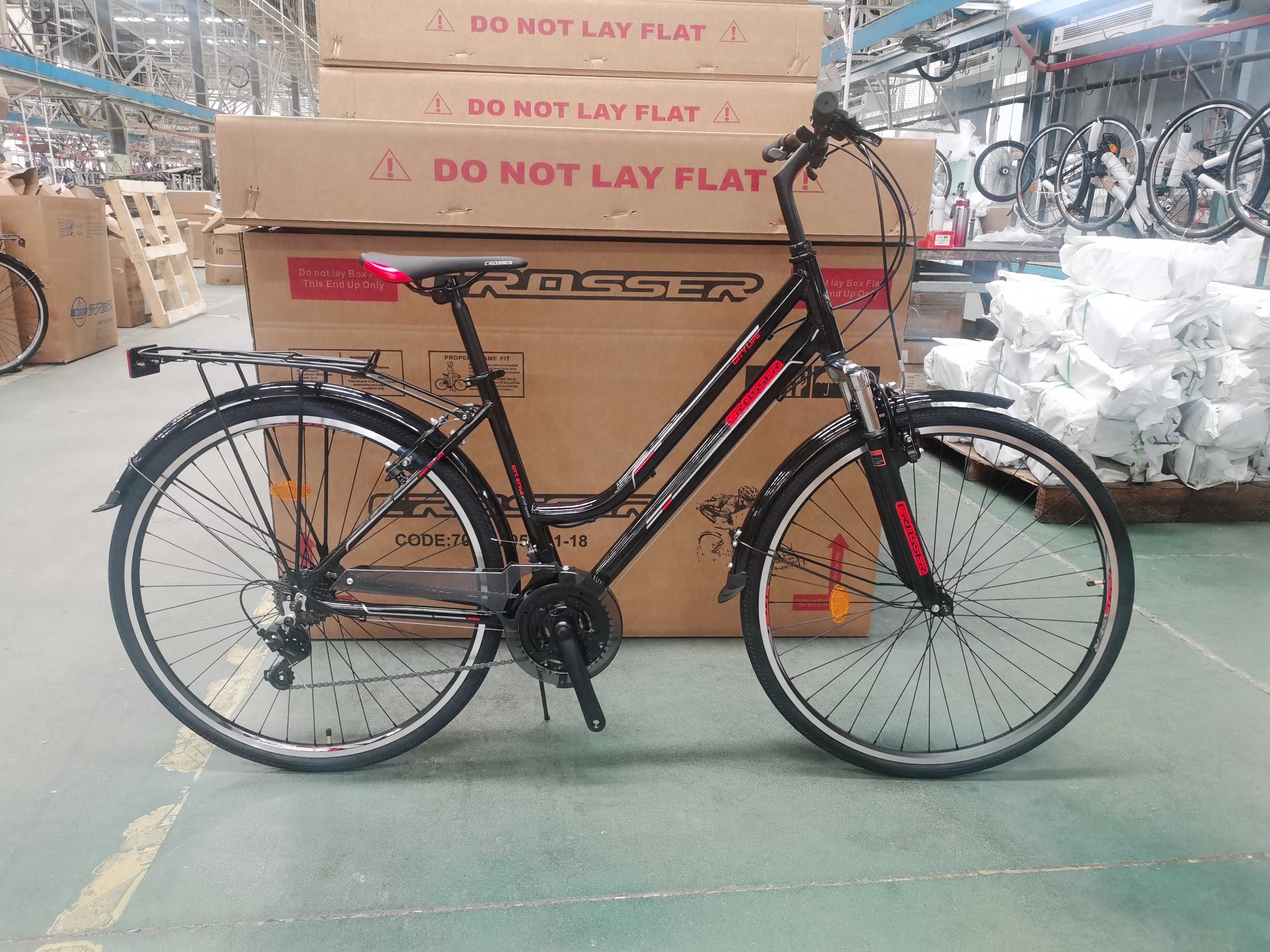 женский велосипед Crosser City 28"Алюминиевый