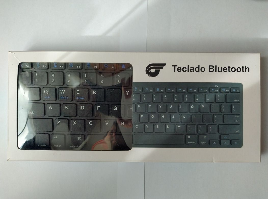 Teclado Bluetooth Inglês Internacional