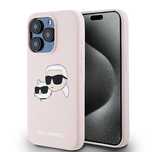 Etui Karl Lagerfeld Silicone Karl&Choupette MagSafe na iPhone 15 Pro -