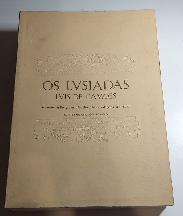 Os Lusíadas, Reprodução Paralelea das Duas Edições de 1572