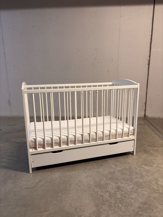 Łóżeczko dzieciece 60x120, 3 poziomy