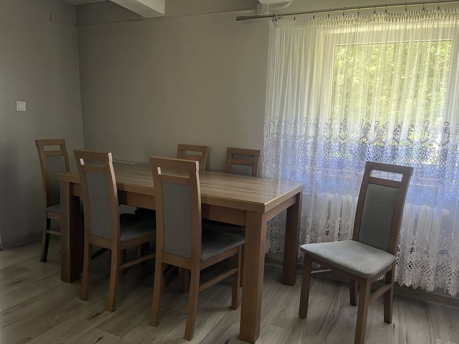 Stół + 6 krzeseł