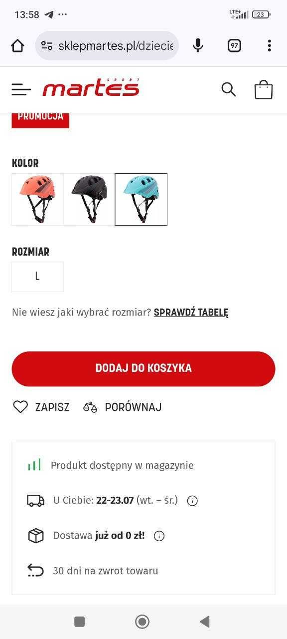 Dziecięcy Kask RADVIK