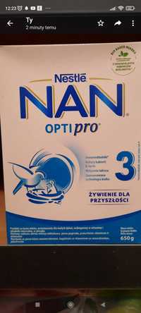 Mleko Nan Opti Pro 3 (6x 650g)
