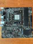 Продам материнську плату на am4 msi b450m pro-vdh max з процом r7 1700