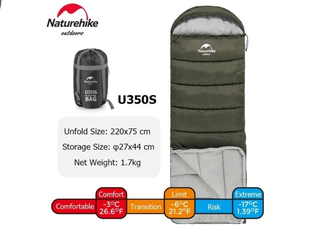 Спальный мешок  Naturehike U350S