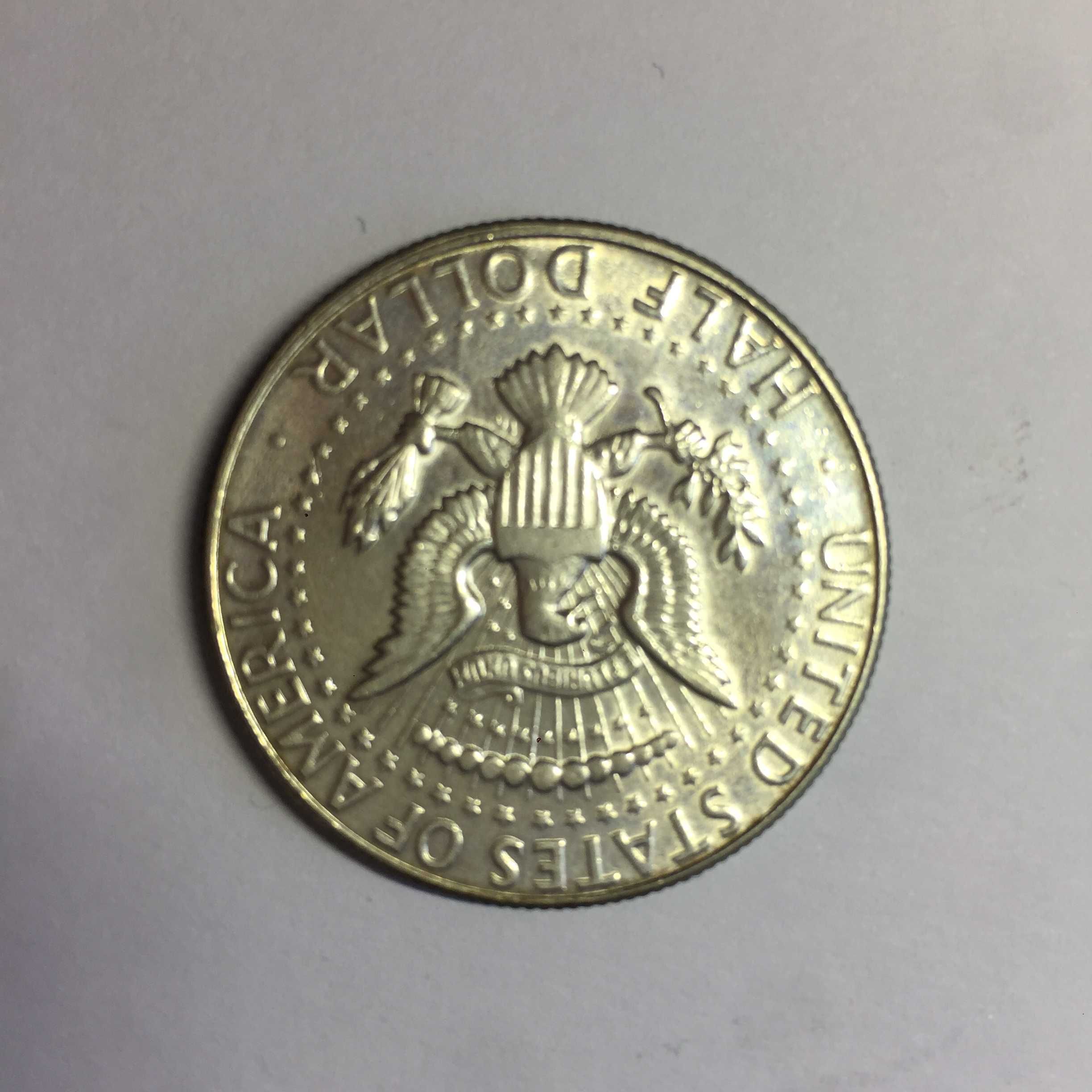 half dollar kennedy liberty silver 1967 reverse odwrotka