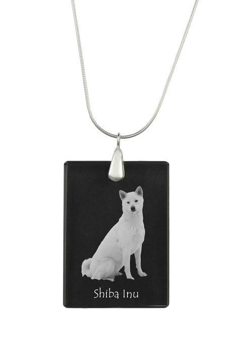 Shiba Inu naszyjnik kryształowy z psem Art-Dog