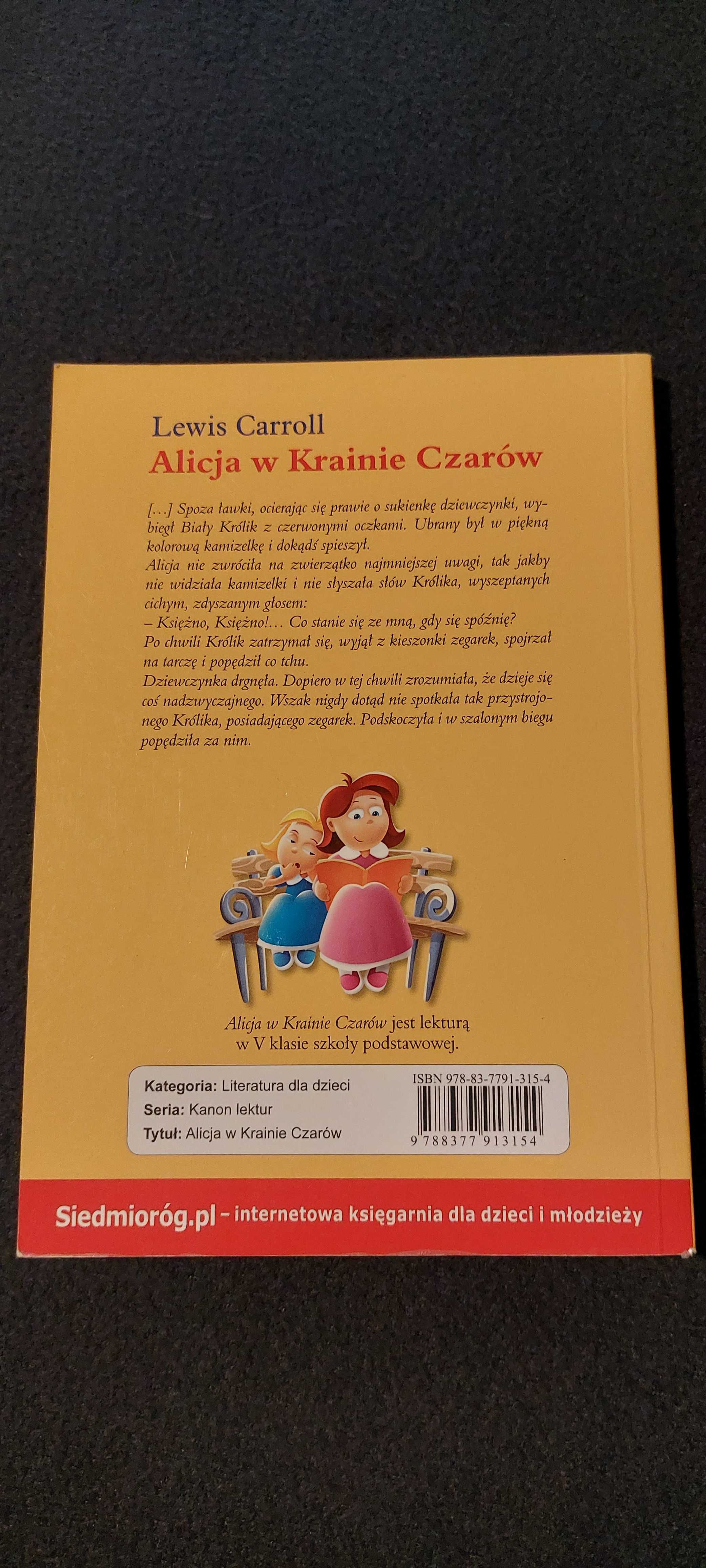 Alicja w Krainie Czarów Lewis Carroll