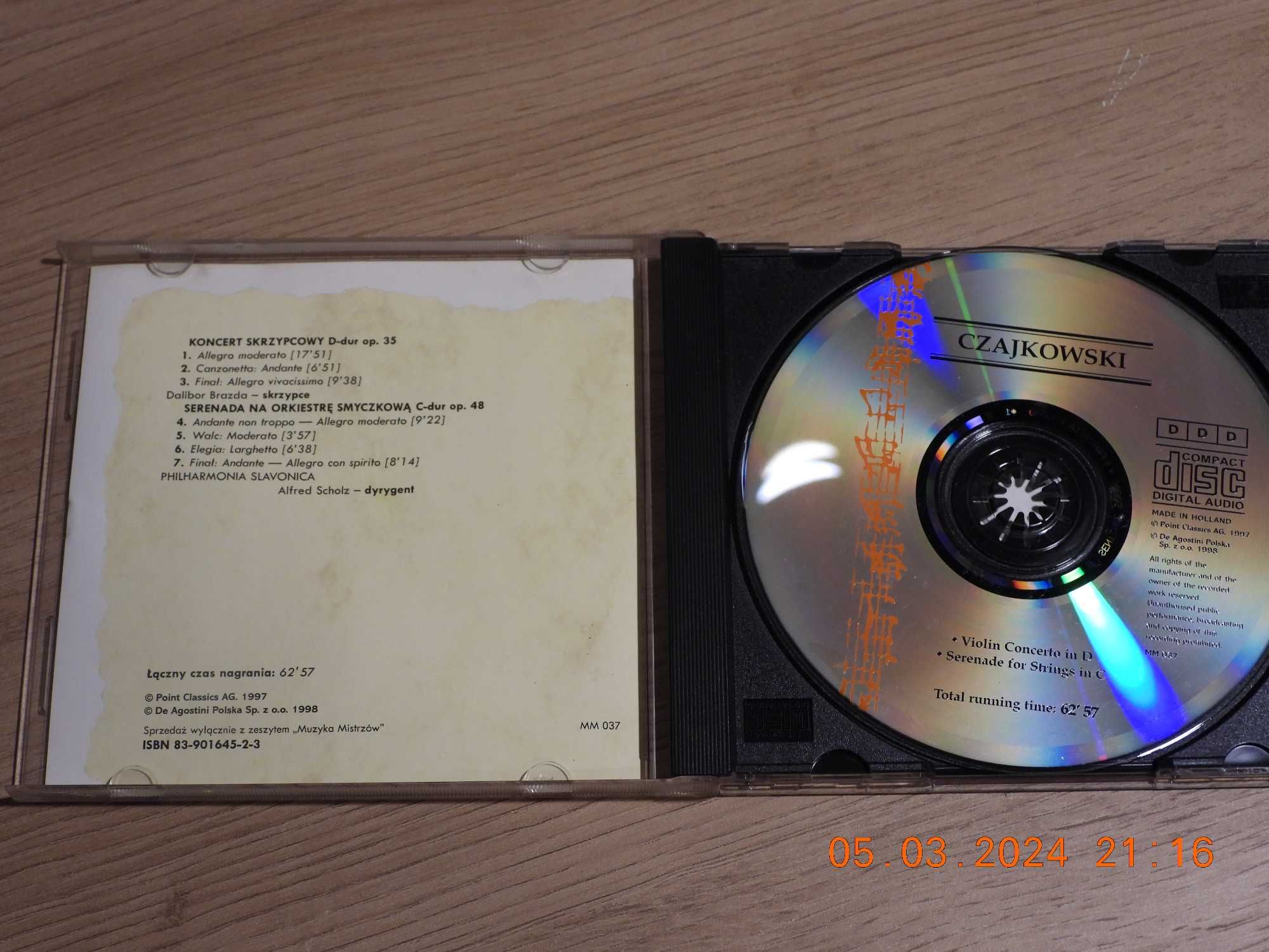 Muzyka Mistrzów - Czajkowski - CD