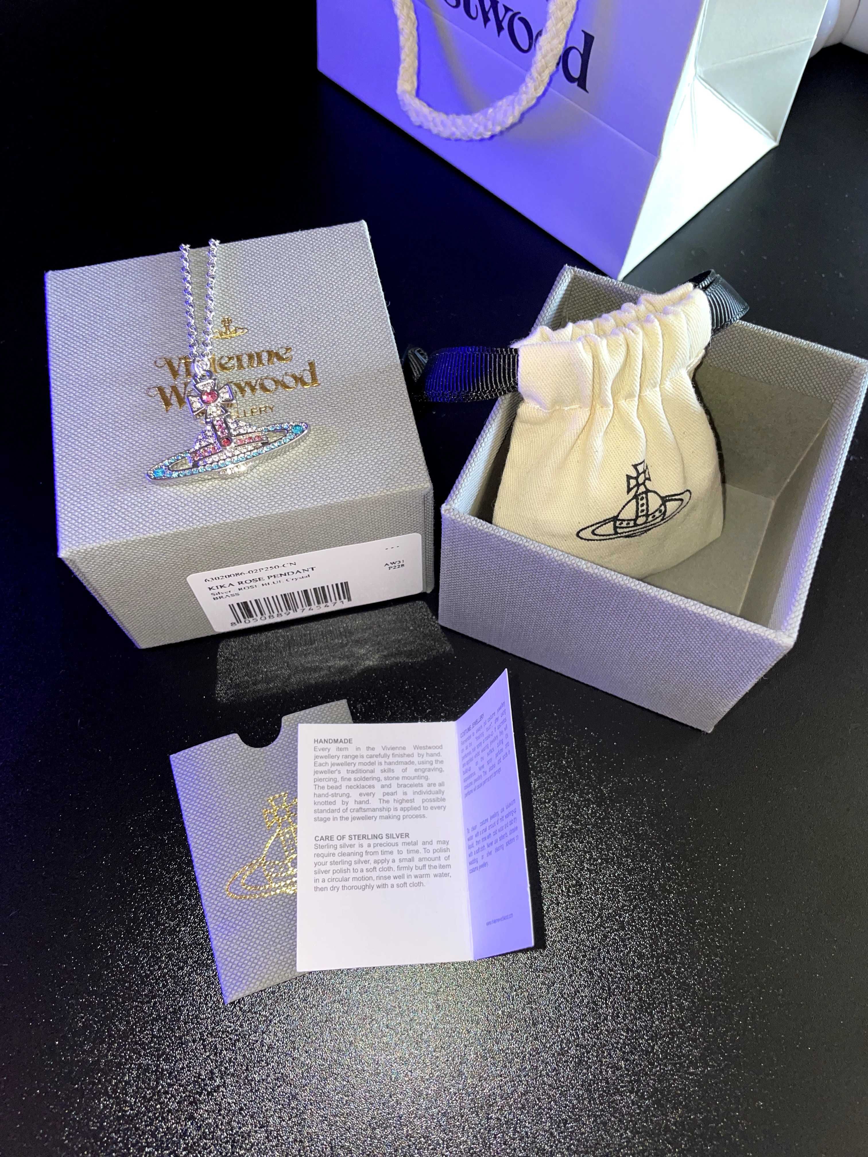 ОРИГІНАЛ Vivienne Westwood Подвеска Ожерелье KIKA rose pendant