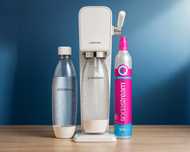 SodaStream ART Retro Saturator Bezprzewodowy + Butelka 1L + Nabój CO2
