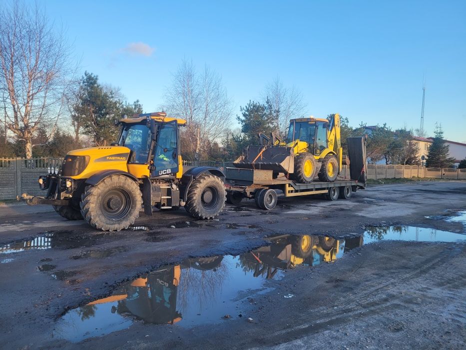 Koparko ładowarka,kołowa,gasienicowa,transport prace ziemne Darłowo