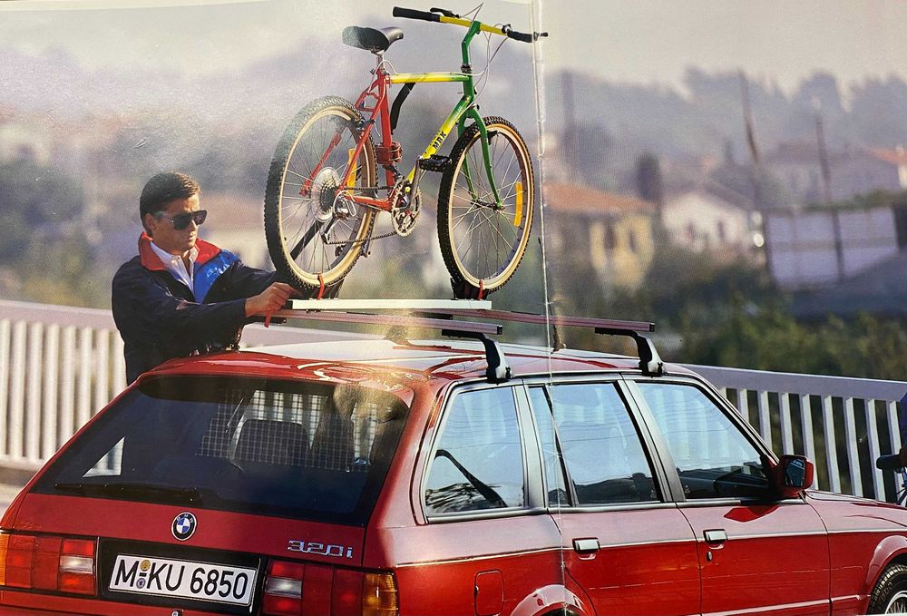 Bagażnik oryginalny  BMW 5 i 3 (baza)  certyfikat  zamykany