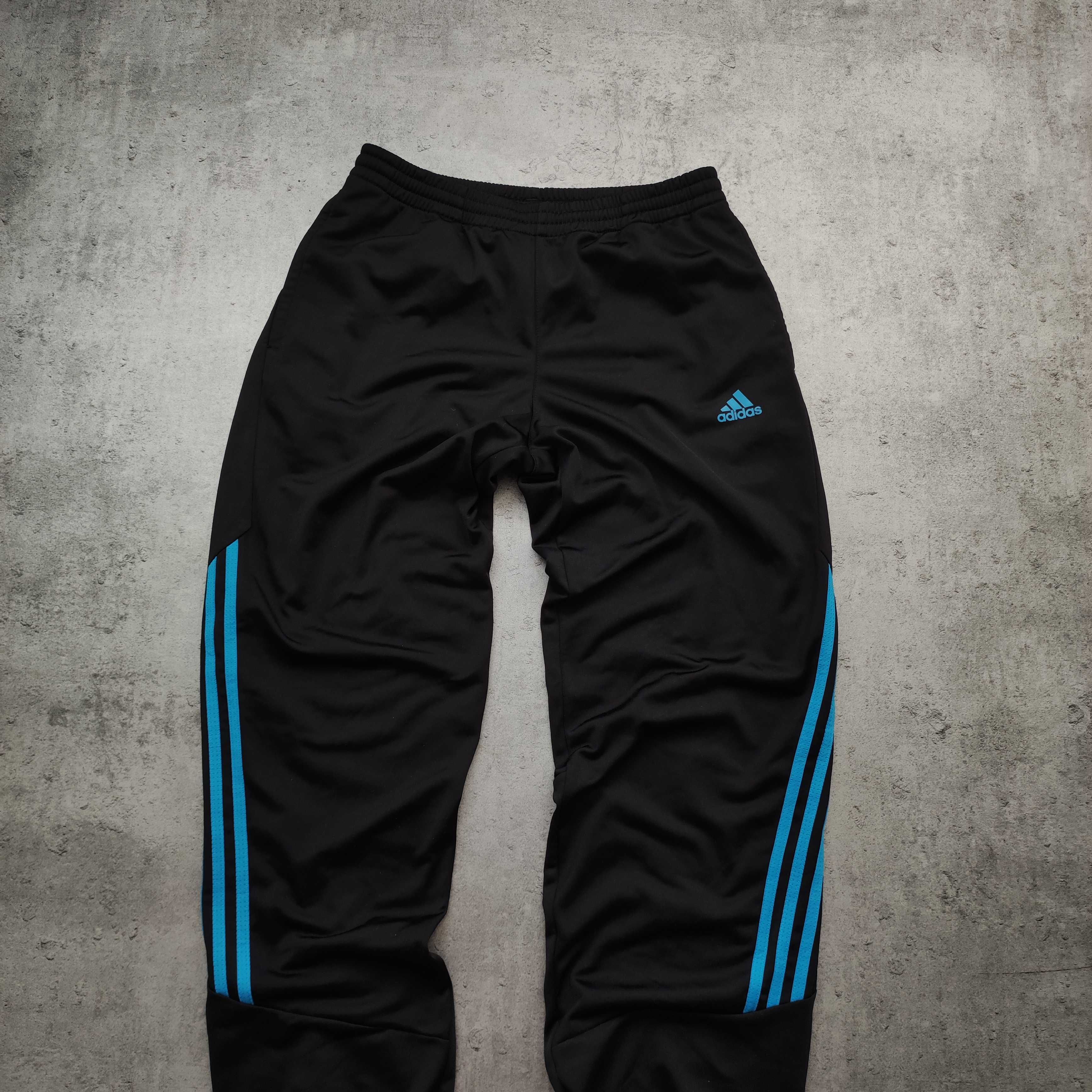 MĘSKIE dresy Spodnie Dresowe Trening Adidas ClimaCool 3 Paski Logo