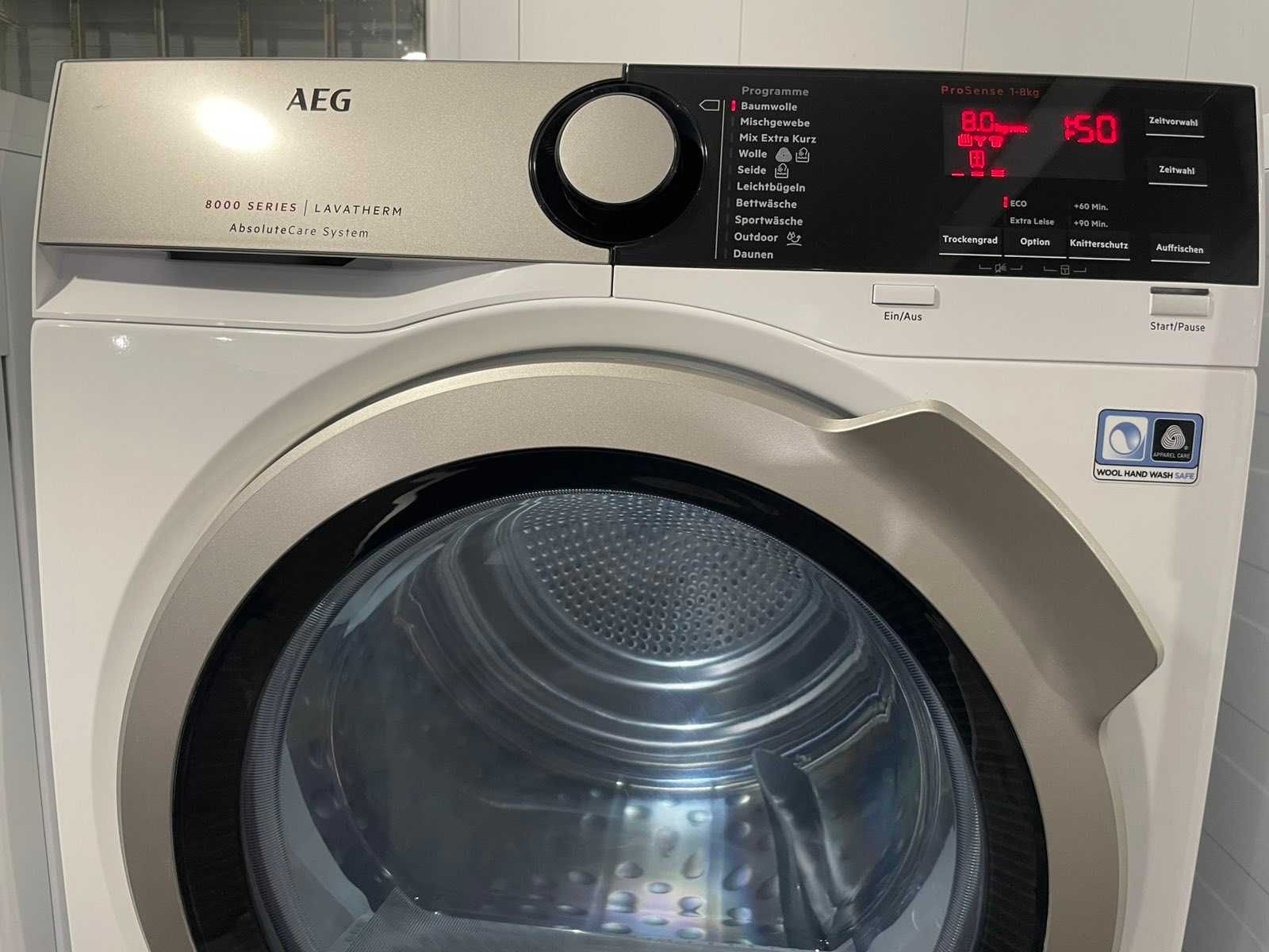 Сушильная машина AEG 8 кг. Германия компрессорного типа Доставка