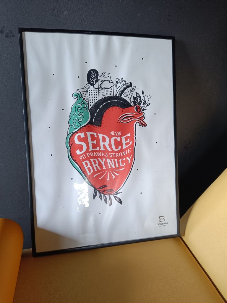 Plakat "Serce" + rama