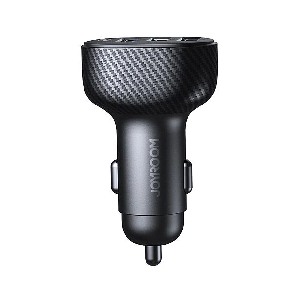 Ładowarka samochodowa Joyroom JR-CCD03/3.4A z wyświetlaczem 3x USB-A -